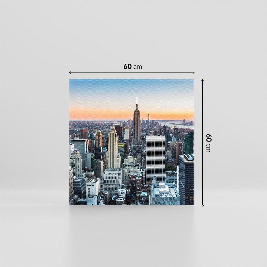 Obraz na płótnie 60x60 - Pulsujący Nowy Jork - New York, miasto