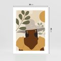 Plakat bez ramy 30x40 - Grafika w Innowacyjnym Stylu - grafika, postać kobiety