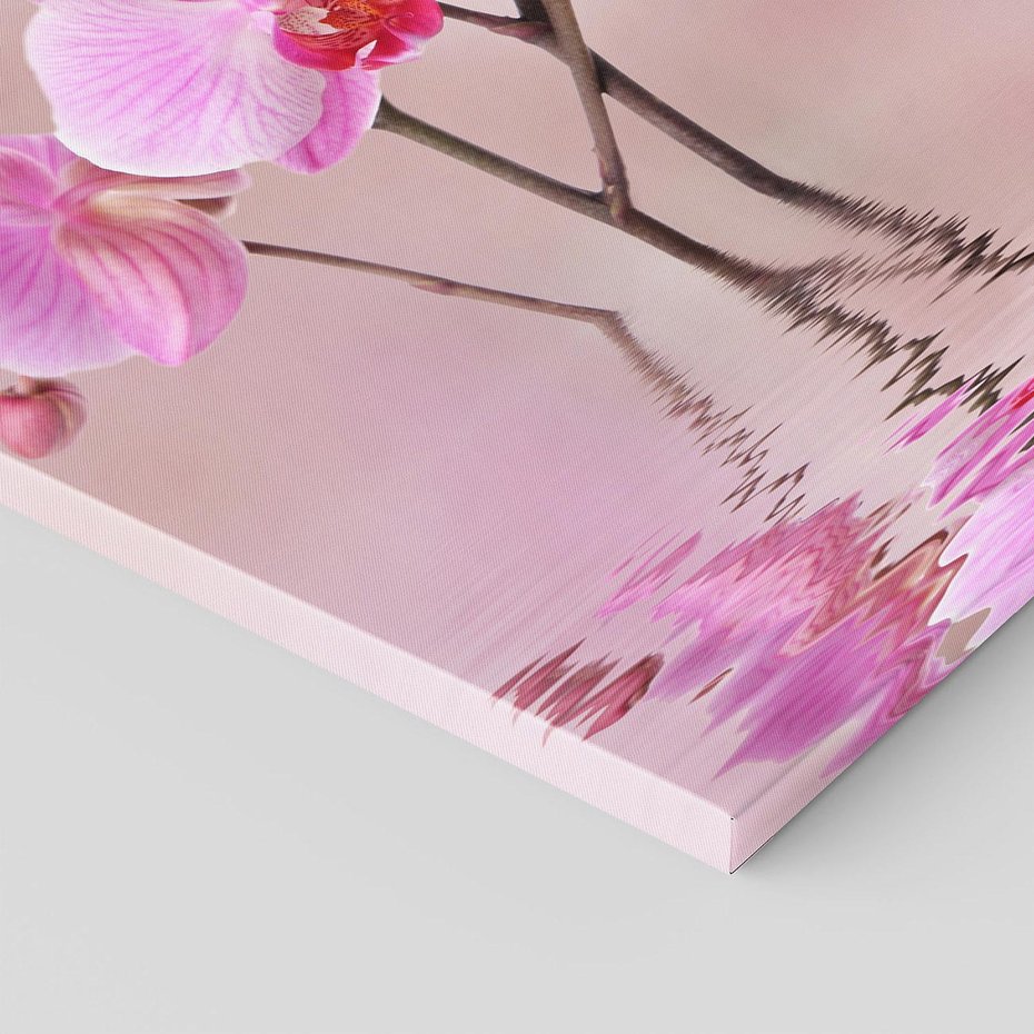 Obraz na płótnie 100x70 - Relaksacyjne spa w otoczeniu storczyka - spa, storczyk