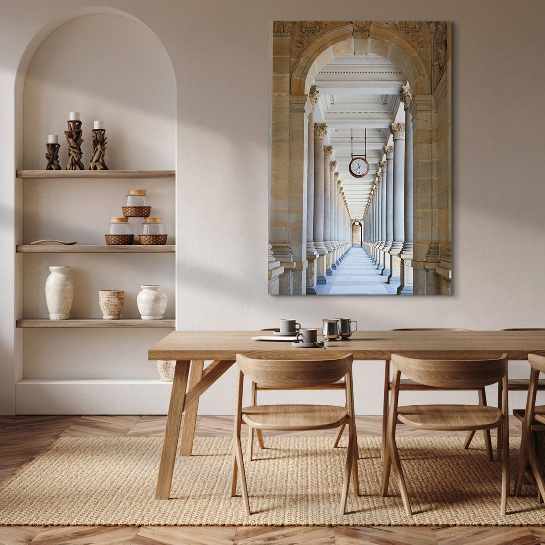 Obraz na płótnie 70x100 - Kolumny Czasu - architektura, kolumny