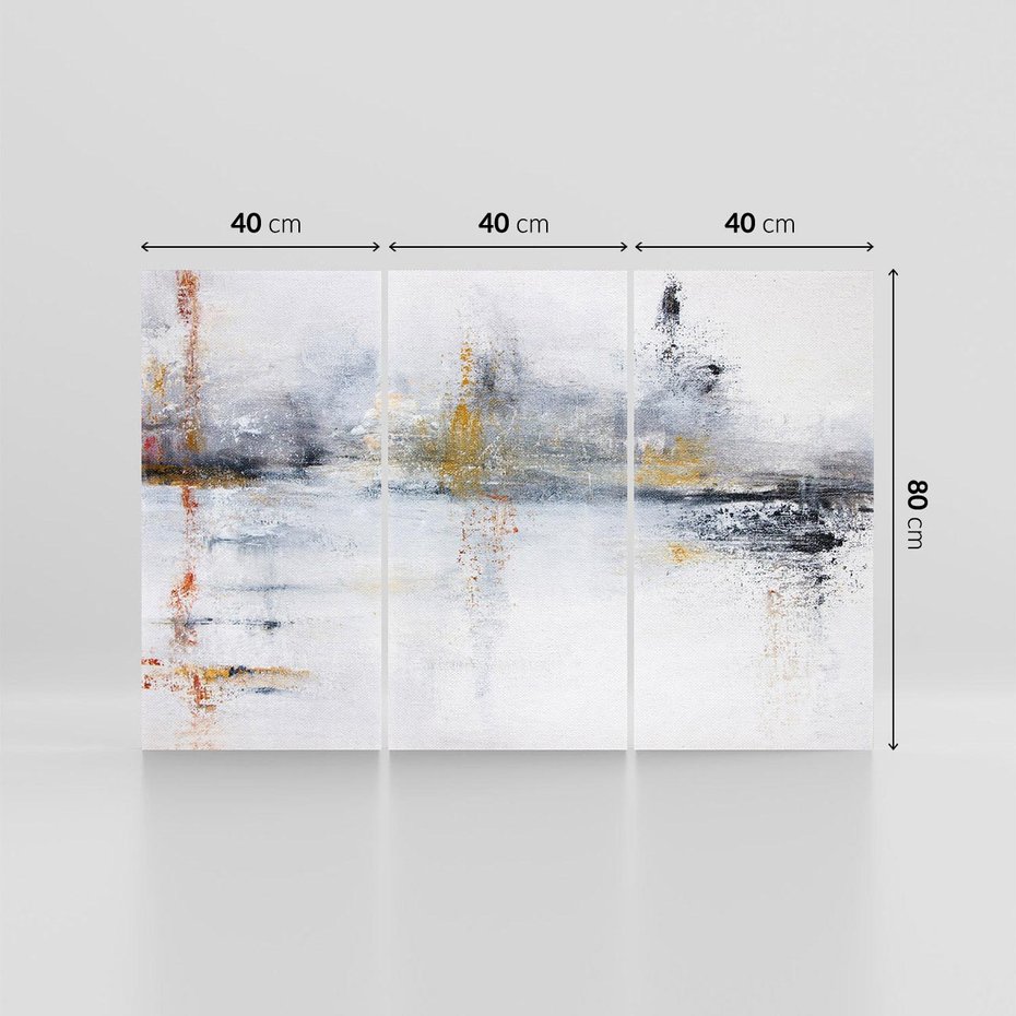 Obraz na płótnie 120x80 - Kontrastujące Chaosy - abstrakcja, kontrast