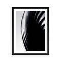 Plakat w ramie 50x70 - Awangarda w Kontraście - architektura, nowoczesne formy - rama czarna