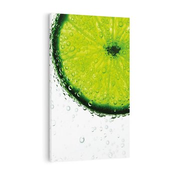 Obraz na płótnie 80x120 - Świeżość i kwasowość limonki - limnka, owoce