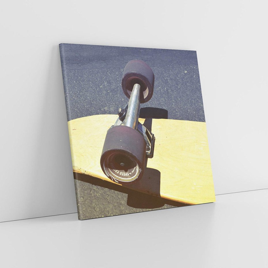 Obraz na płótnie 70x70 - Deskorolka - Sztuka Na Kółkach - deskorolka, skateboard