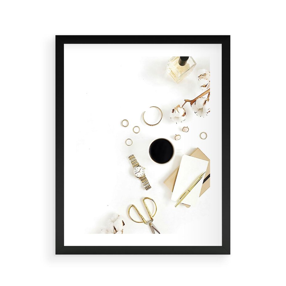 Plakat w ramie 40x50 - Luksusowy Lifestyle - kompozycja lifestyle, fotografia - rama czarna