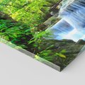 Obraz na płótnie 120x60 - Tajemniczy wodospad w tajskim lesie - Tajlandia, wodospad