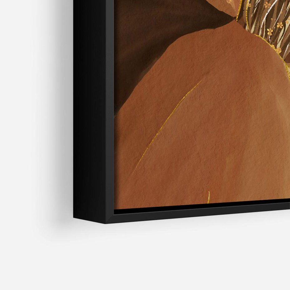 Obraz w ramie 70x50 - Wyraz Luksusu - sztuka, nowoczesna - rama czarna