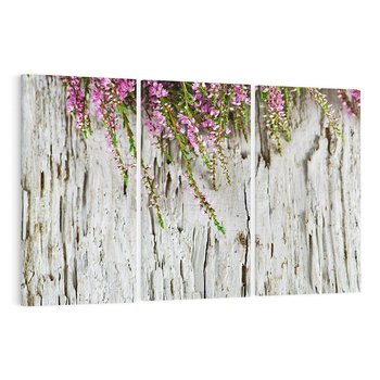 Obraz na płótnie 120x80 - Fioletowe Wrzosy - wrzosy, fiolet