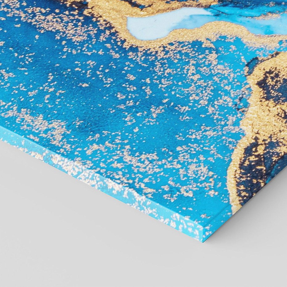 Obraz na płótnie 90x30 - Elegancja i Wyrafinowanie - marmur, złoto