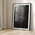 Plakat bez ramy 30x40 - Jeleń wśród lasu - jeleń, las