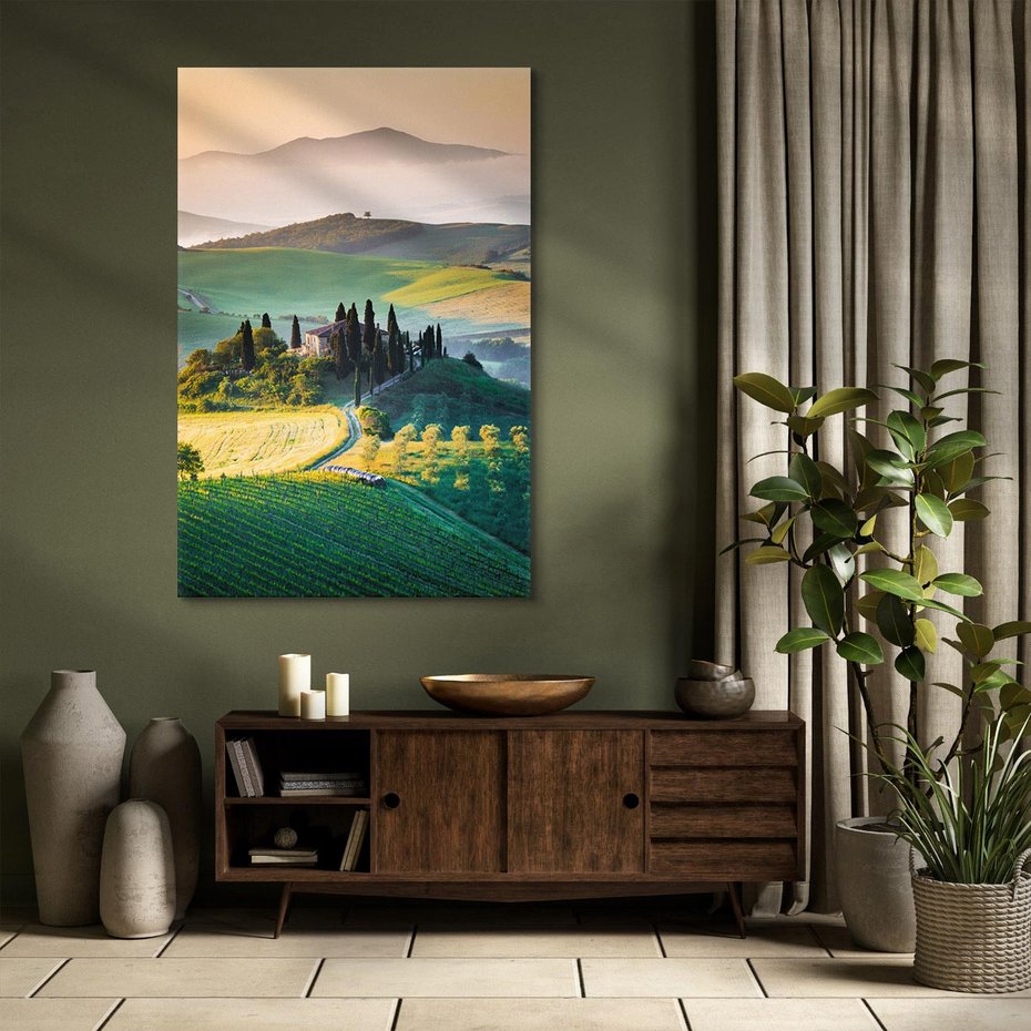 Obraz na płótnie 50x70 - Perspektywa malowniczego widoku - widok, perspektywa