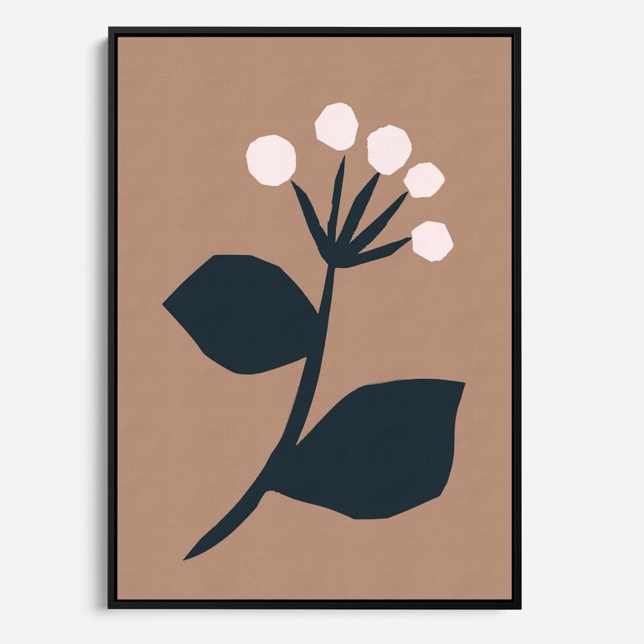 Obraz w ramie 70x100 - Rozbijające Granice - abstrakcyjny obraz, plakat - rama czarna