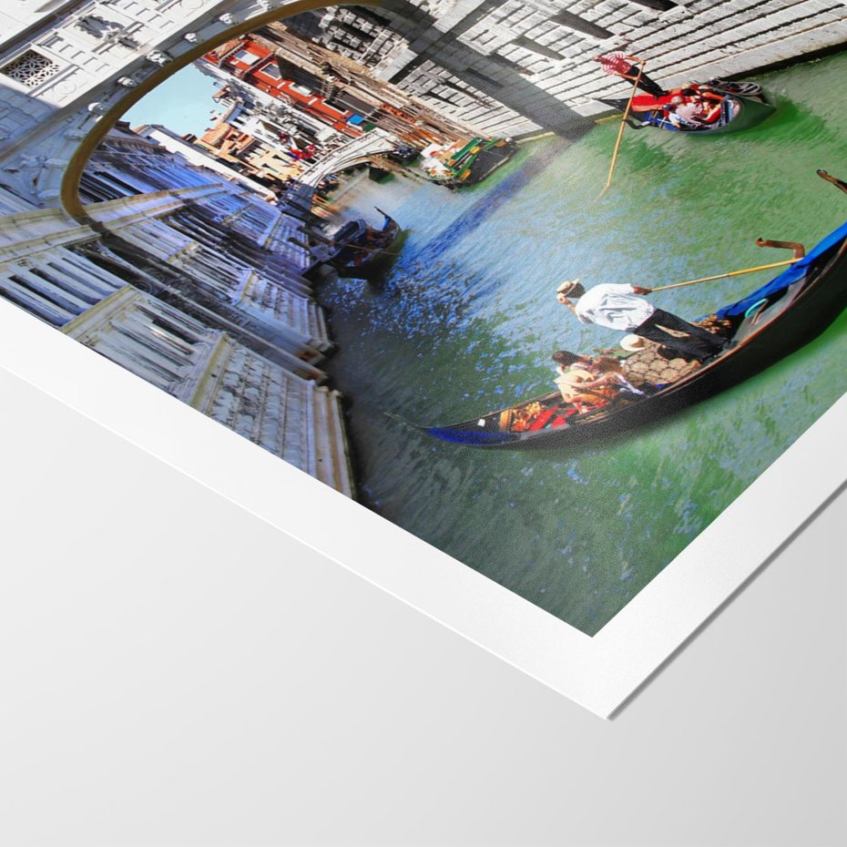 Plakat bez ramy 50x70 - Romantyczna gondola w Wenecji - Wenecja, gondola