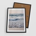 Plakat w ramie 50x70 - Malowniczy Nadmorski Krajobraz - morze, fale - rama czarna