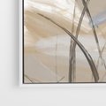 Obraz w ramie 50x50 - Nowoczesne Odbicia - akwarela, obraz - rama biała