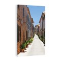 Obraz na płótnie 70x100 - Urok uliczki: perspektywa miasta - uliczka, perspektywa