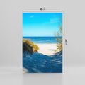 Obraz na płótnie 50x70 - Spokój nad brzegiem morza - plaża, morze