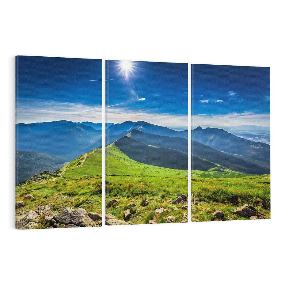 Obraz na płótnie 120x80 - Górska majestatyczność - tatry, góry