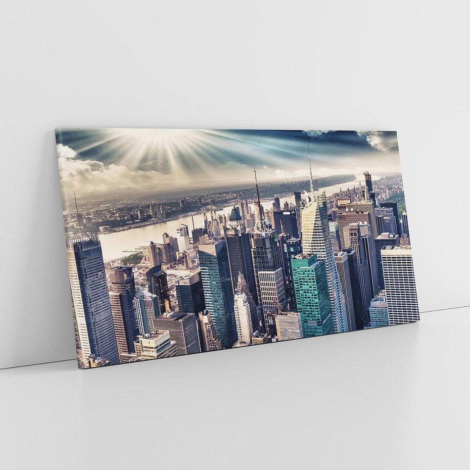 Obraz na płótnie 140x70 - Nowy York w pełnym blasku - Nowy York, miasto