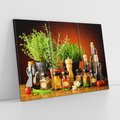 Obraz na płótnie 120x80 - Magia przypraw: aromatyczne zmysły - przyprawy,