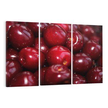 Obraz na płótnie 120x80 - Wiśnie Owocowa Rozkosz - wiśnie, owoce