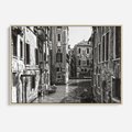 Obraz w ramie 120x80 - Zabłądzić w Wenecji - wenecja, kanały - rama drewno