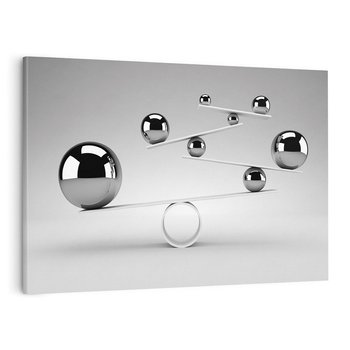 Obraz na płótnie 70x50 - Kolorowe kule abstrakcji - kule, kulki