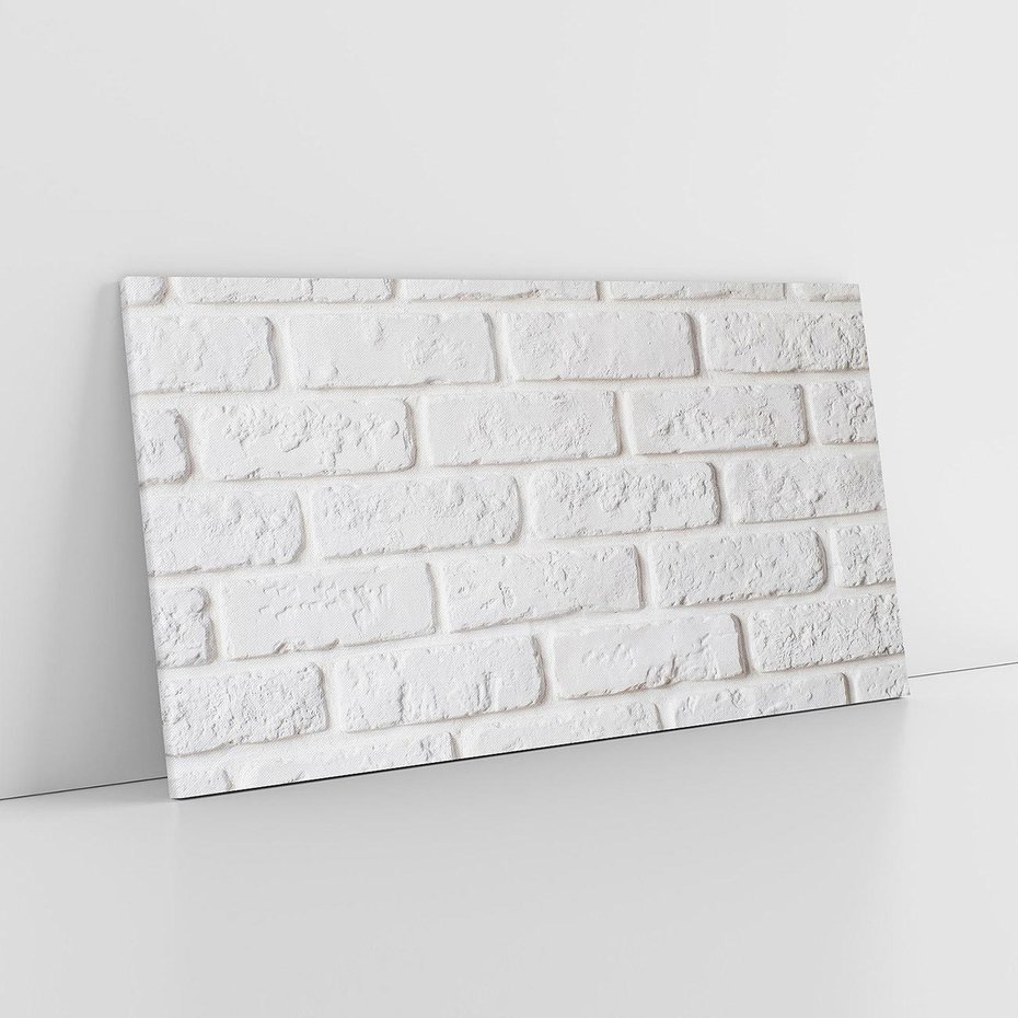 Obraz na płótnie 120x60 - Wymiarowa Struktura - ściana, cegła