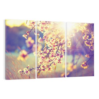 Obraz na płótnie 120x80 - Kwiatowa Wiosna - kwiaty, wiosna