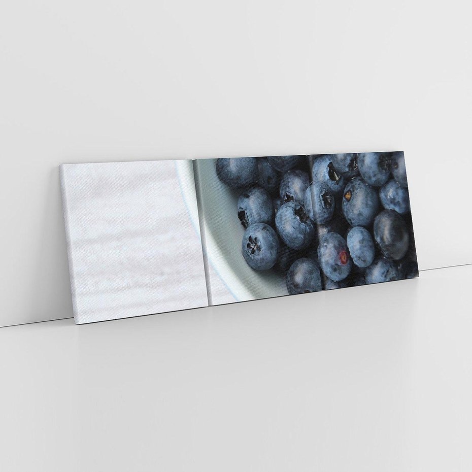 Obraz na płótnie 120x40 - Borówki Leśna Harmonia - borówki, owoce