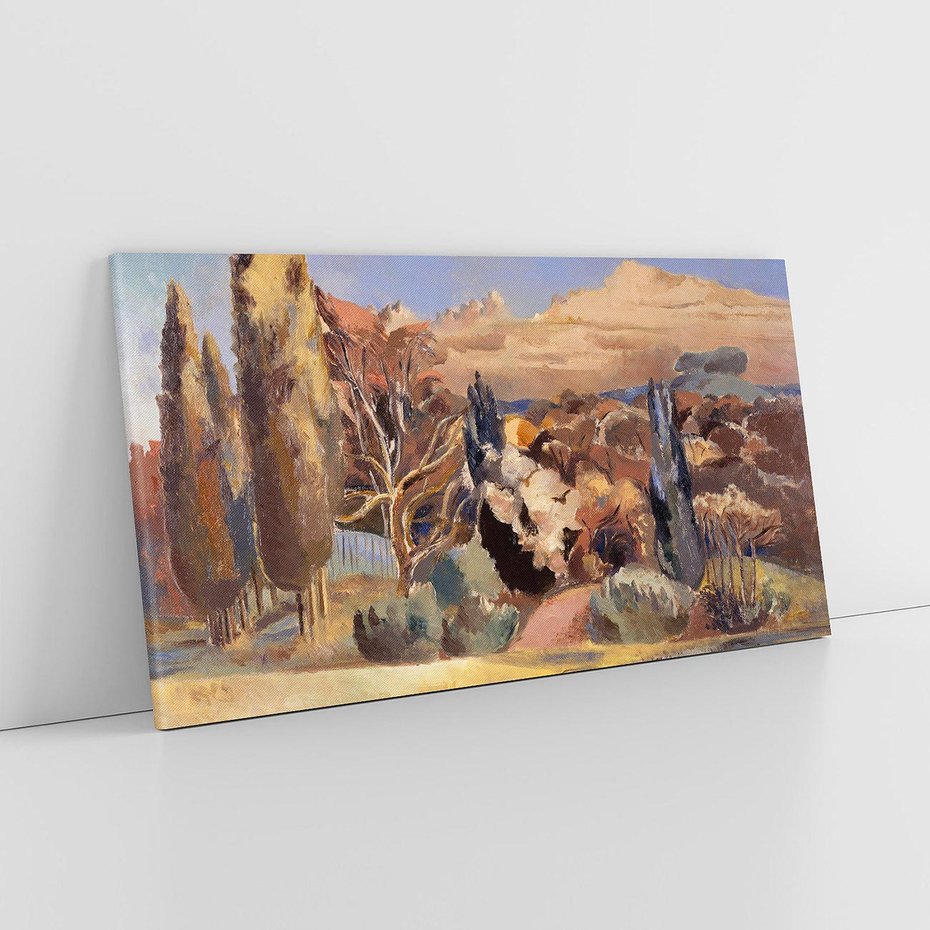 Obraz na płótnie 140x70 - Landscape of the Moon's First Quarter (1943), Paul Nash - Reprodukcja - reprodukcja, obraz na płótnie