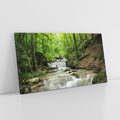 Obraz na płótnie 100x50 - Plączący się strumień - rzeka, strumień