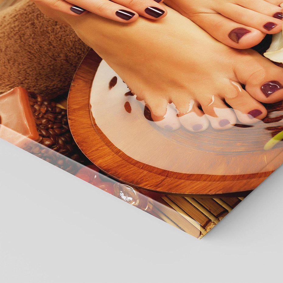 Obraz na płótnie 80x80 - Relaksujące Spa i Perfekcyjny Manicure - spa, paznokcie