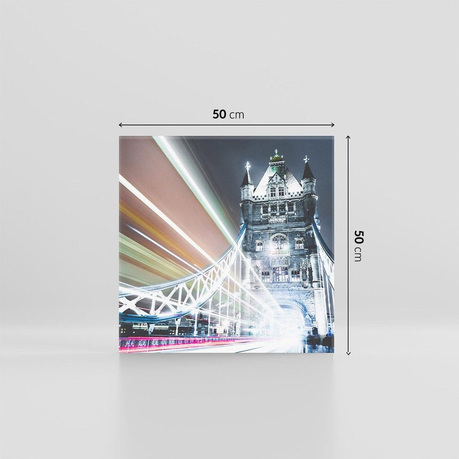 Obraz na płótnie 50x50 - Tower Bridge - Most w Londynie - Tower Bridge, most