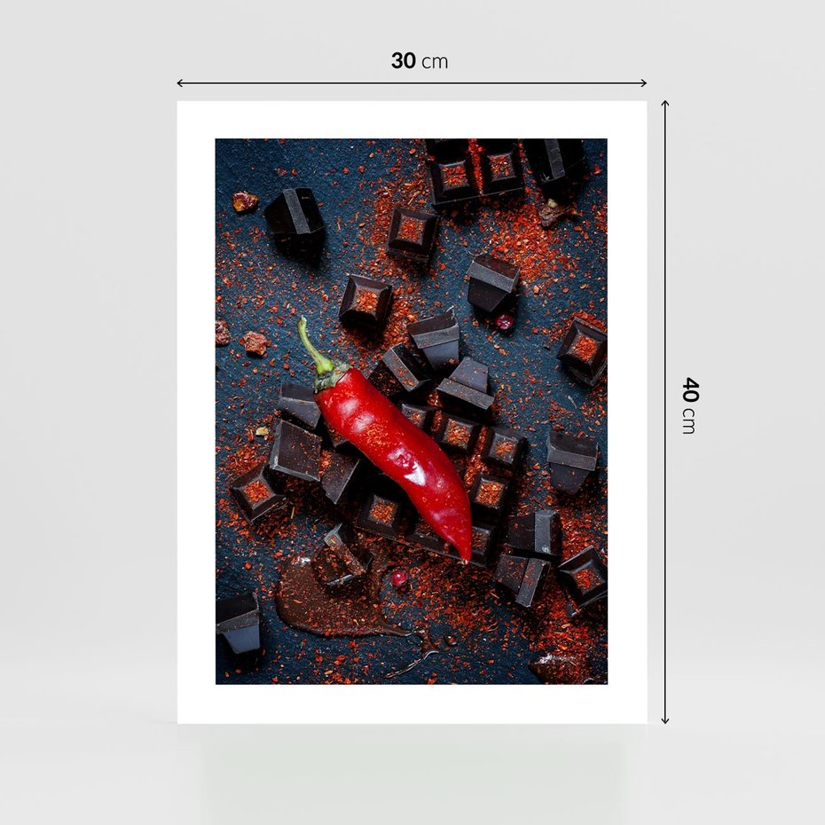 Plakat bez ramy 30x40 - Papryka w Restauracji - restauracja, papryka