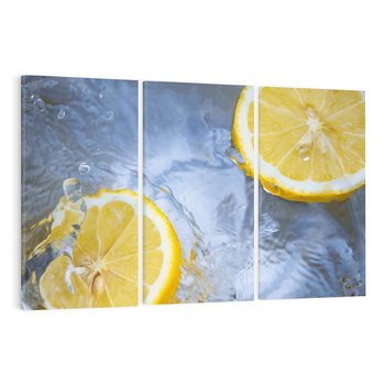 Obraz na płótnie 120x80 - Cytryny Kwasowa Świeżość - cytryny, owoce