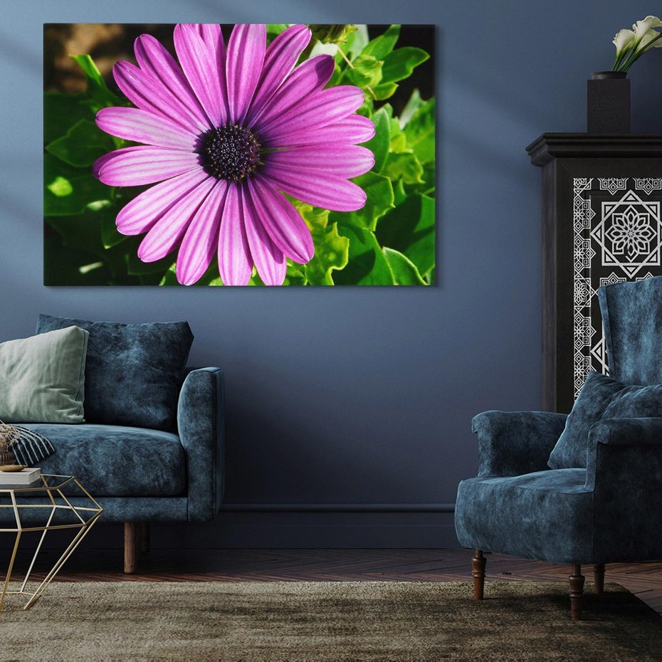 Obraz na płótnie 120x80 - Kwiatowy Dotyk - kwiat, kwiaty