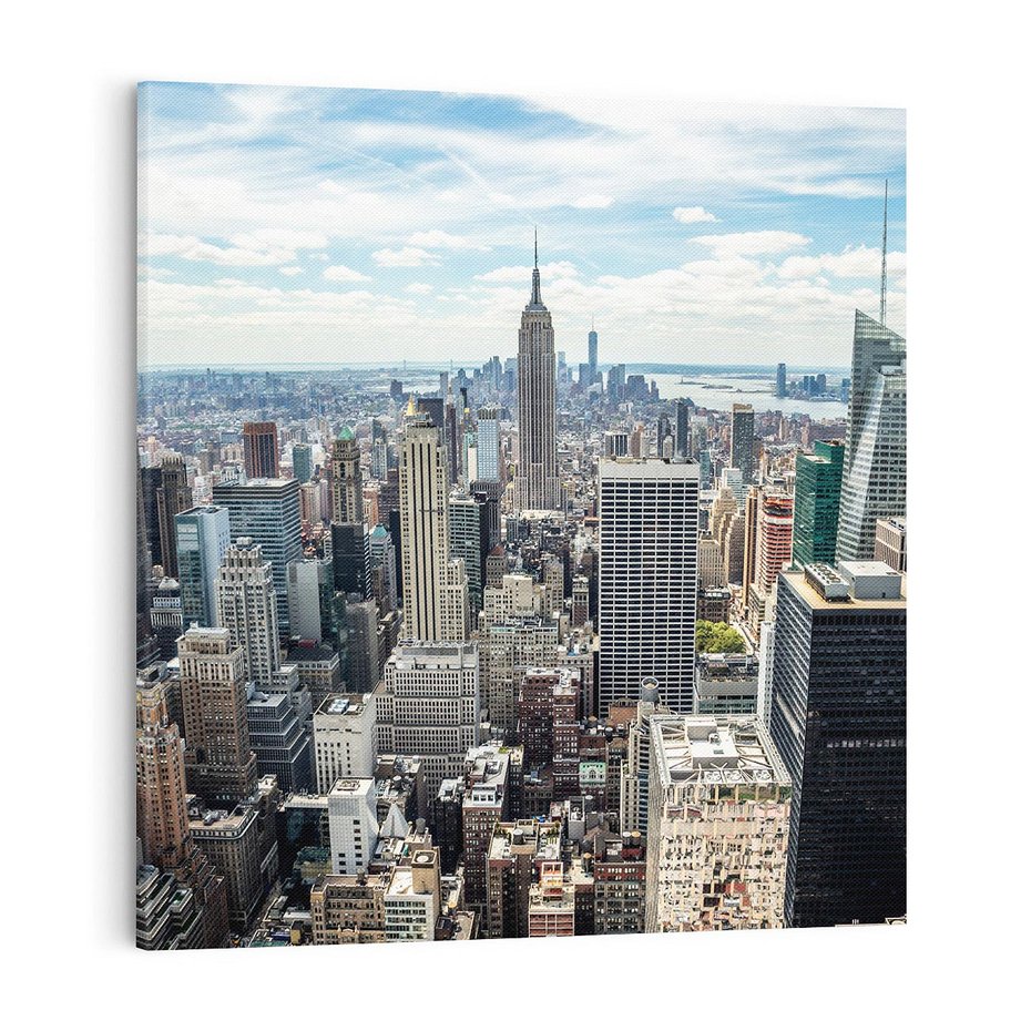 Obraz na płótnie 50x50 - Duch Nowego Jorku - Manhattan, Nowy Jork