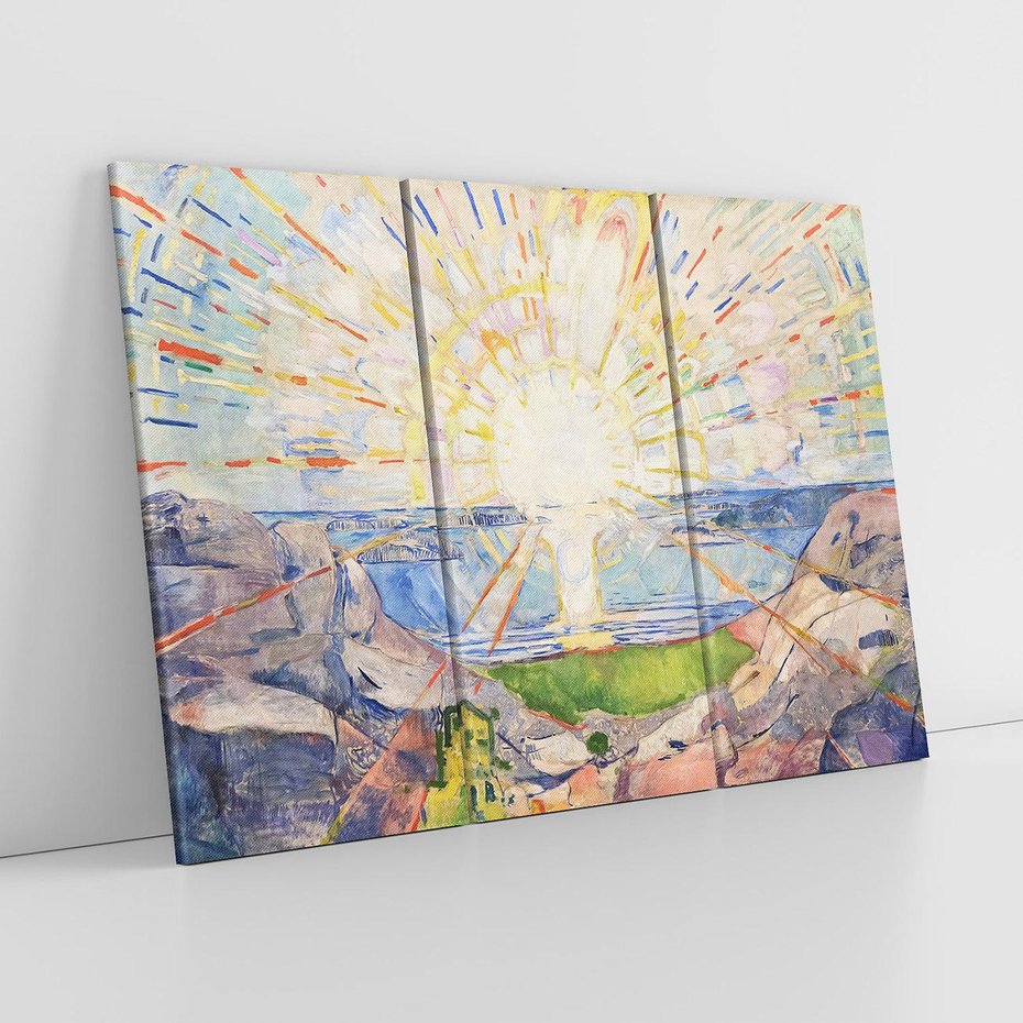 Obraz na płótnie 120x80 - "Solenintro" (1912-1913) Edvard Munch - Reprodukcja - reprodukcja, obraz na płótnie