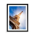 Plakat w ramie 50x70 - Eiffla - ikona Paryża - Eiffla, Paryż - rama czarna