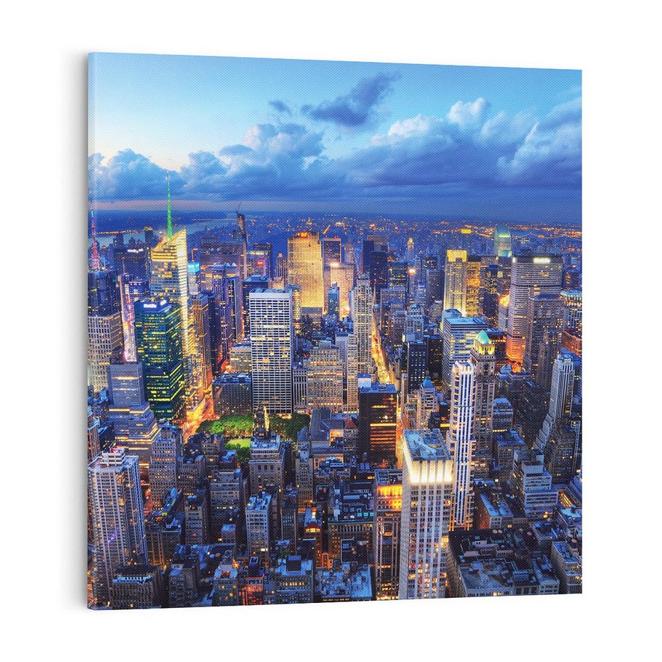 Obraz na płótnie 70x70 - Energia wielkiego miasta - Nowy Jork, NY