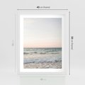 Plakat w ramie 40x50 - Morze i Fale - morze, fale - rama biała