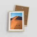 Plakat w ramie 30x40 - Piasek pustyni wędruje - pustynia, piasek - rama drewno