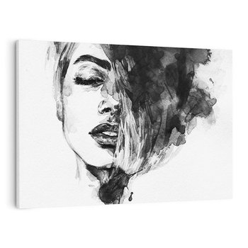 Obraz na płótnie 100x70 - Kobieta w akwareli - kobieta, akwarela