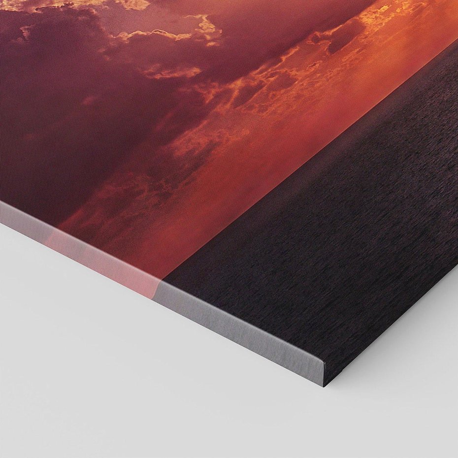 Obraz na płótnie 120x60 - Słońce i chmury nad morzem - słońce, chmury