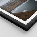 Plakat w ramie 40x50 - Spektakularna Przyroda - fiordy, Norwegia - rama czarna