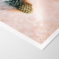 Plakat bez ramy 21x30 - Egzotyczna Plaża - ananas, na plaży