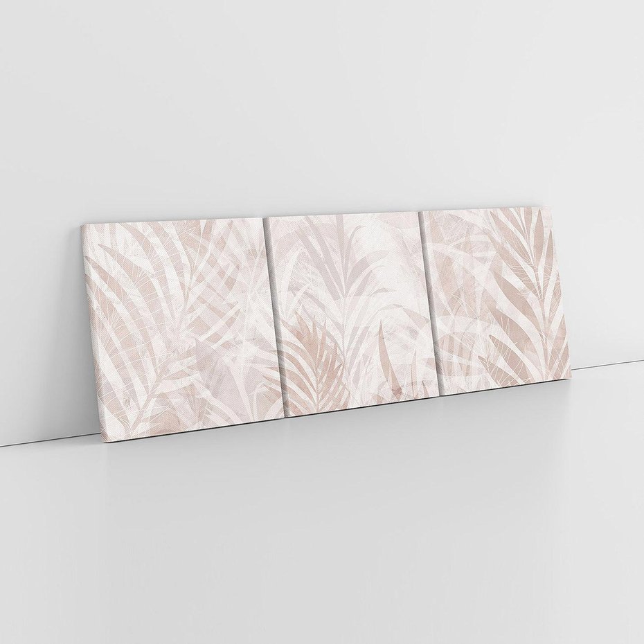 Obraz na płótnie 120x40 - Pejzaż zaklętych uczuć - monochromatyczne, w odcieniach beżu