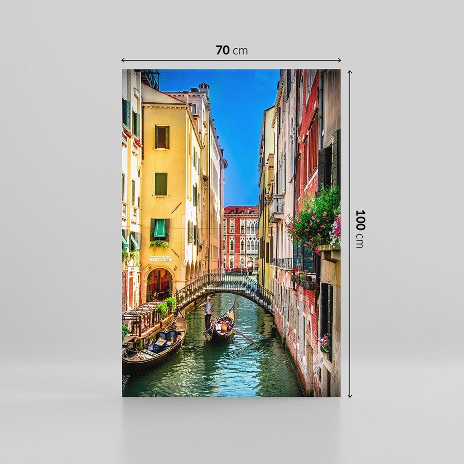 Obraz na płótnie 70x100 - Romantyczna Gondola - Wenecja, gondola