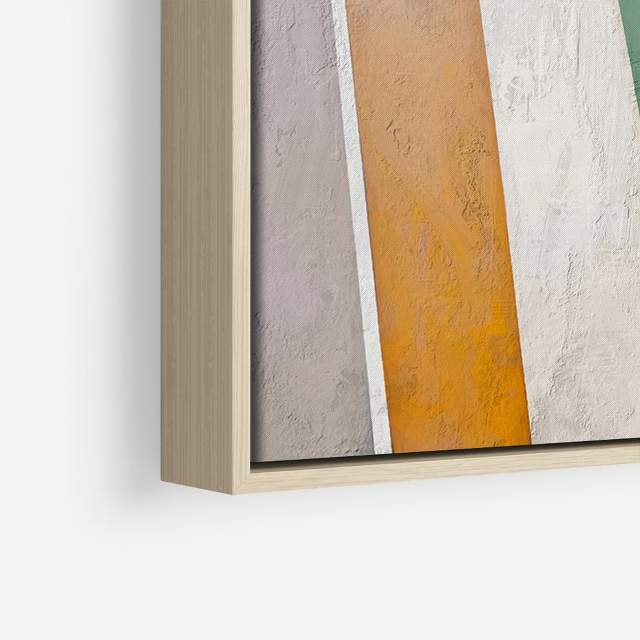 Obraz w ramie 50x70 - Księga Ukrytych Odbić - abstrakcyjne dziwne kształty, olejny obraz - rama drewno